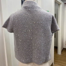 Load image into Gallery viewer, Luisa Cerano mohair/wool/blend/sequins open cardi 6
