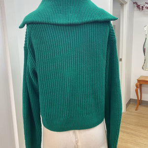 Everlane zip up sweater L
