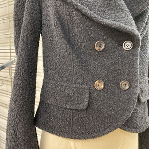 Marccain boiled wool blazer 4/L