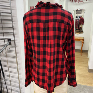Gap Plaid top L
