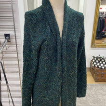 Load image into Gallery viewer, Black Tape long cardigan M

