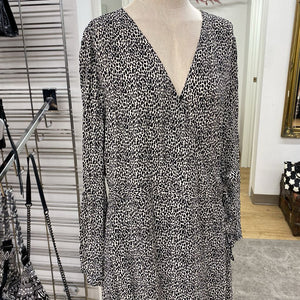 Frank & Oak wrap dress XL
