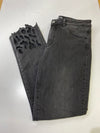Joseph Ribkoff rhinestone/cut outs detail jeans 10