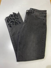 Load image into Gallery viewer, Joseph Ribkoff rhinestone/cut outs detail jeans 10
