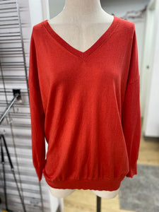 Banana Republic vneck knit top XL