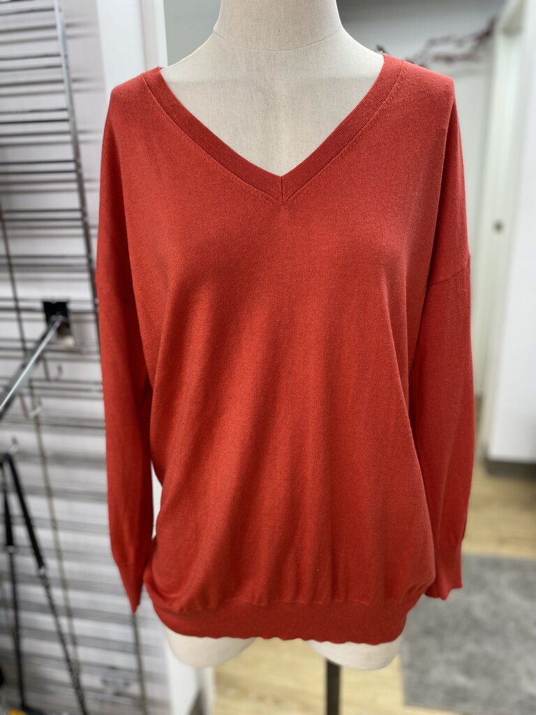 Banana Republic vneck knit top XL