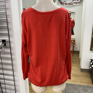 Banana Republic vneck knit top XL