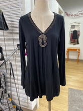 Load image into Gallery viewer, Riani jewelled trim top 14
