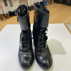 Tory Burch Donna lace up combat boots 7