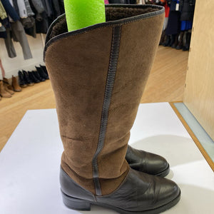La Canadienne vintage shearling boots 9