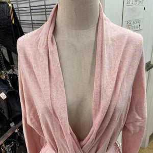 Lululemon belted cotton/cashmere cardi 12