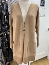 Load image into Gallery viewer, Max Studio merino wool/blend long cardi M
