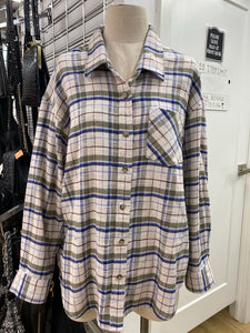 Wilfred plaid oversized top S
