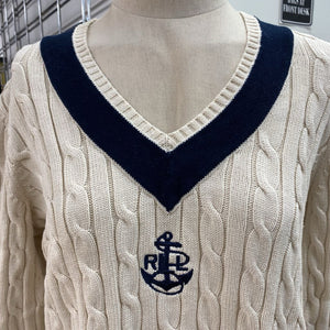 Lauren Ralph Lauren logo cotton sweater XL