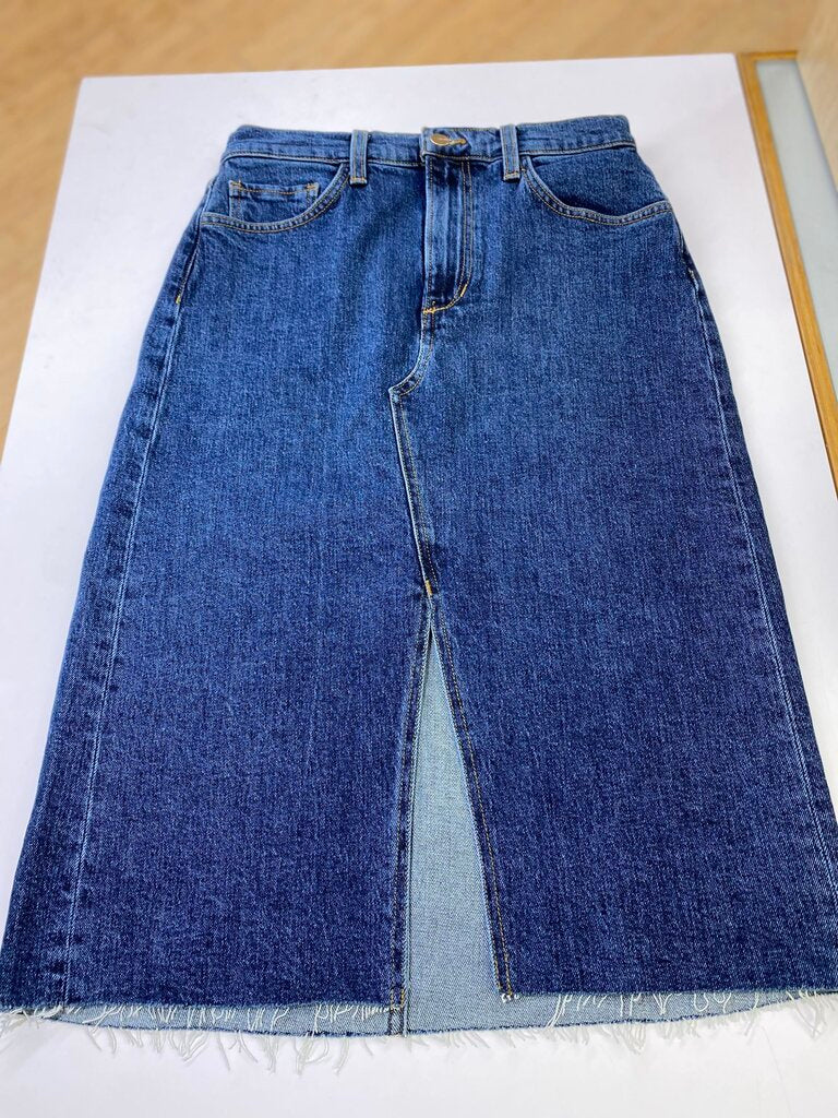 Joe's denim midi skirt 26