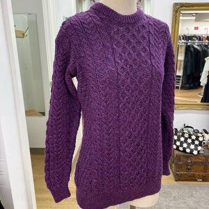 Aran Irish wool sweater L