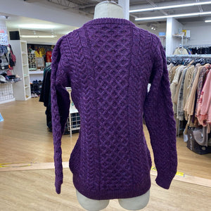 Aran Irish wool sweater L
