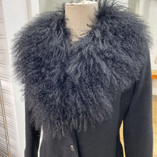 Load image into Gallery viewer, CG Cecil Gee Mongolian fur wool/blend coat 6
