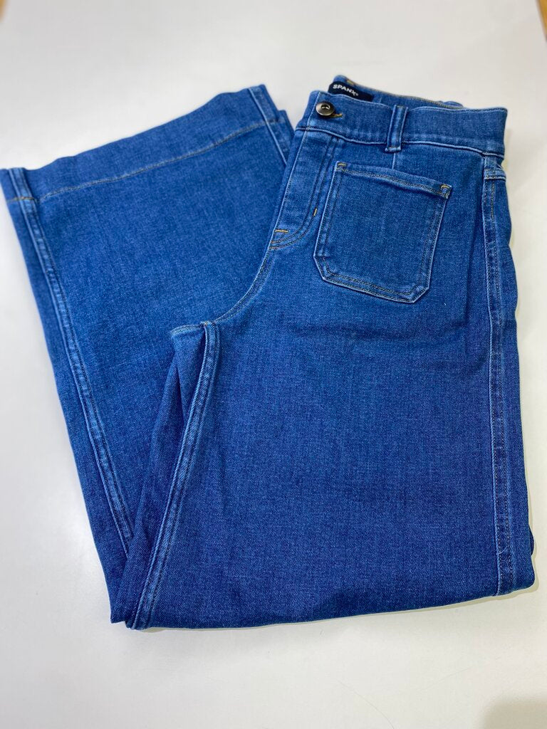 spanx wide leg jeans XS