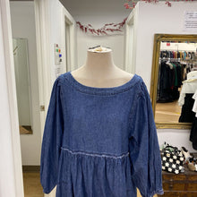 Load image into Gallery viewer, Free People denim dress L
