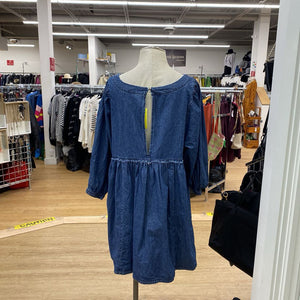 Free People denim dress L