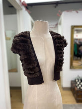 Load image into Gallery viewer, BCBG Max Azria rabbit fur vest XS
