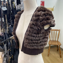 Load image into Gallery viewer, BCBG Max Azria rabbit fur vest XS
