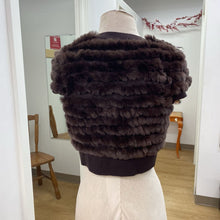 Load image into Gallery viewer, BCBG Max Azria rabbit fur vest XS
