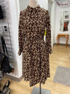 Brown Cream dress