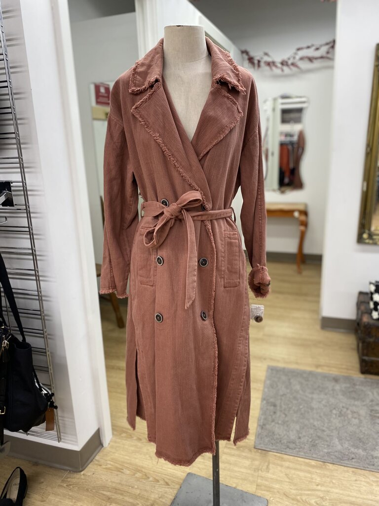 Free People trench style coat NWT XS