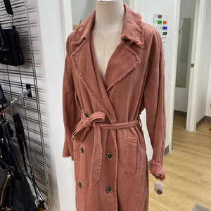 Free People trench style coat NWT XS