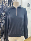 TNA 1/4 zip waffle knit top S
