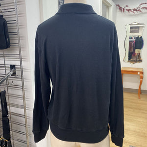 TNA 1/4 zip waffle knit top S