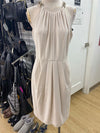 Donna Karan pleated dress 8 NWT