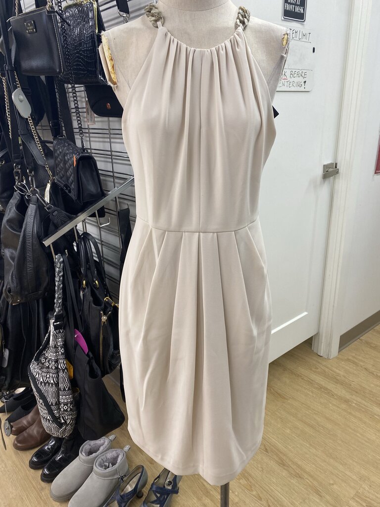 Donna Karan pleated dress 8 NWT