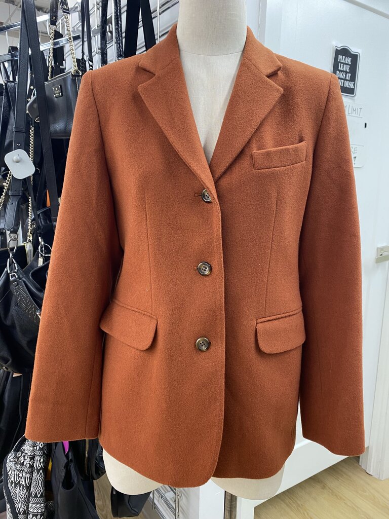 LL Bean lined wool/cashmere blazer 6