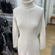 Load image into Gallery viewer, Sunday Best cotton/cashmere ribbed sweater dress S
