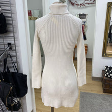 Load image into Gallery viewer, Sunday Best cotton/cashmere ribbed sweater dress S
