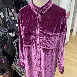 Pilcro velour top M