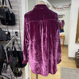Pilcro velour top M