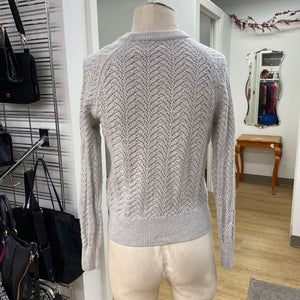 Wilfred open knit wool sweater XS