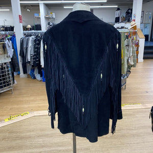 The leather Ranch fringe suede jacket 3/XL