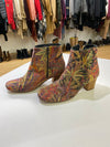 Hudson x Liberty London velvet/leather booties 39