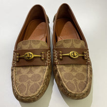 Load image into Gallery viewer, Coach logo loafers 8/38.5
