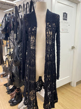 Load image into Gallery viewer, Free People open knit long cardi S
