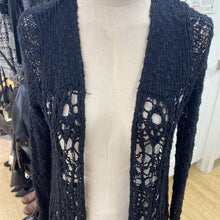 Load image into Gallery viewer, Free People open knit long cardi S

