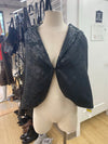 Karen Kane embossed crop jacket NWT M