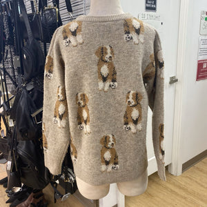 TWIK Dog theme sweater XS