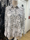 Talbots floral button up 14
