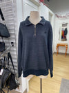Roots half zip sweater L
